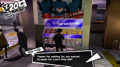 Persona 5 Royal: How To Get a Part Time Job.